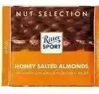 Jag Couture London Fashion Ritter Sport Milk Chocolate With Honey, Salt And Almonds Bar