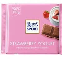 Jag Couture London Fashion Ritter Sport Milk Chocolate With Strawberry Yogurt Bar