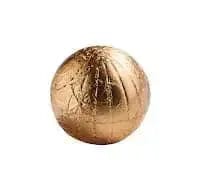 Jag Couture London Fashion Saga Pearl - Gold Foiled Dark Chocolate Sphere With Marc De Champagne Ganache Filling 10.3G