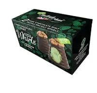 Jag Couture London Fashion Vegan Friendly Dark Chocolate Mint Truffle Walnut Whirls Twin Pack