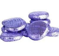 Jag Couture London Fashion Violet Crème - Dark Chocolate Covered Fondant In Lilac Coloured Foil 120Pcs