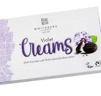 Jag Couture London Fashion Whitakers Dark Chocolate Covered Violet Fondant Creams In Carton