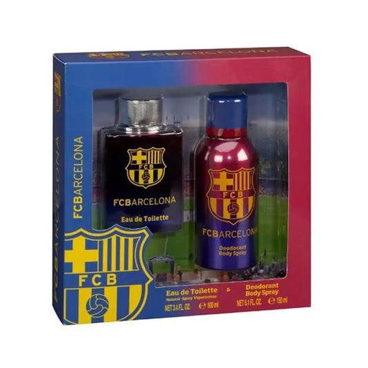 Jag Couture London FC Barcelona Eau De Toilette Spray 100ml Set 2 Pieces