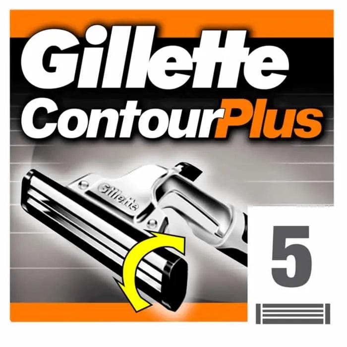 Jag Couture London Gillette Contour Plus Refill 5 Units