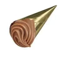 Jag Couture London Hoorn - Milk Gianduja Praline In Gold Foil Cornet 12G