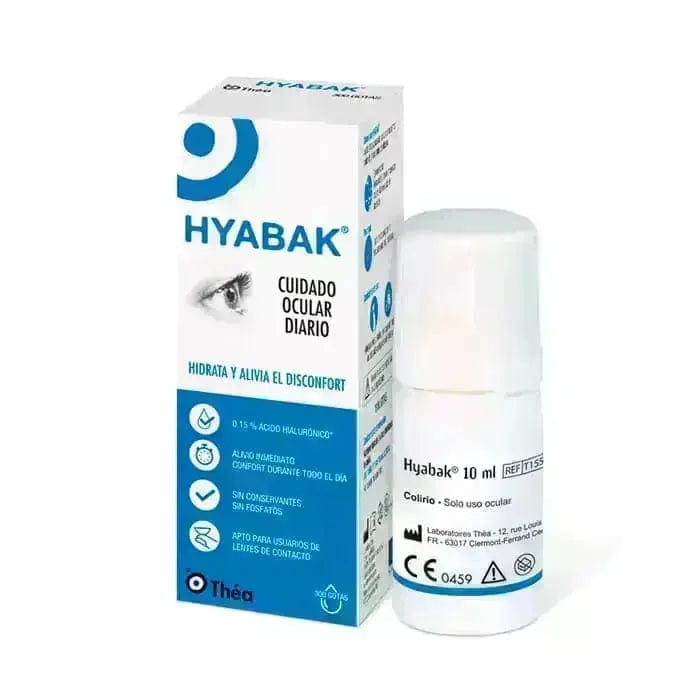 Jag Couture London Hyabak Moisturising Solution Eyes And Contact Lenses 10ml