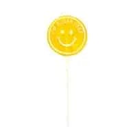 Jag Couture London I'M Sugar Free Smile Lemon And Lime Flavoured Yellow Lollipop In Display