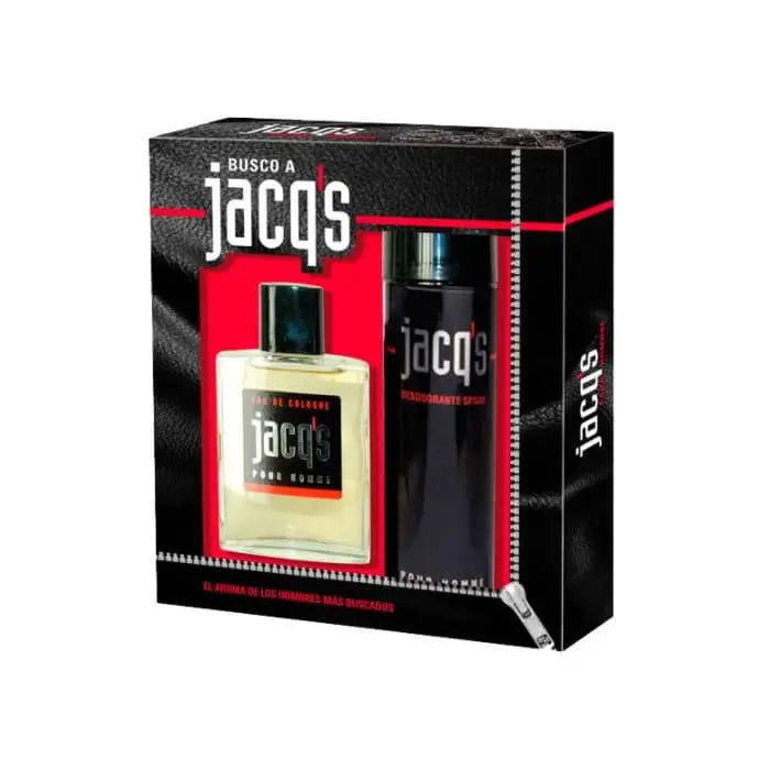 Jag Couture London Jacq's Eau De Cologne Spray 100ml Set 2 Pieces