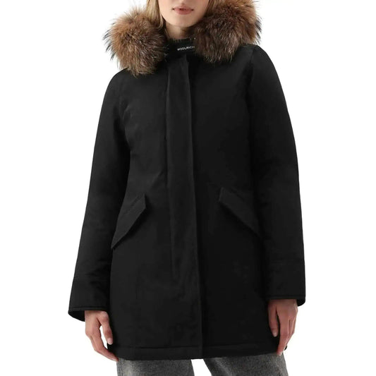 Jag Couture London L Woolrich - ARCTIC-RACCOON-538 - Black