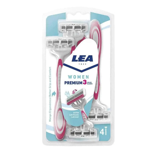 Jag Couture London Lea Women Premium 3 Blades Disposable Blades 4 Units