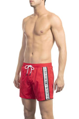 Jag Couture London M Bikkembergs Beachwear - BKK1MBS02 - Red