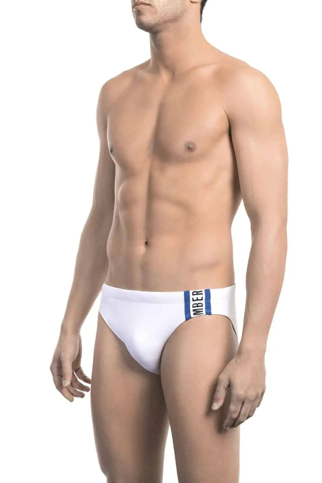 Jag Couture London M Bikkembergs Beachwear - BKK1MSP02 - White