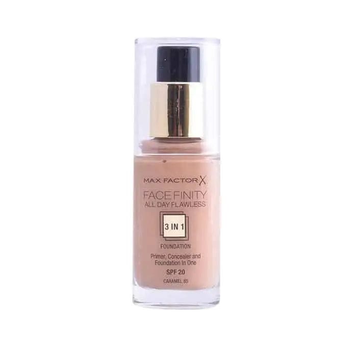 Jag Couture London Max Factor Facefinity 3 In 1 Primer, Concealer And Foundation Spf20 85 Caramel 30ml