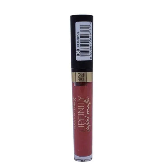 Jag Couture London Max Factor Lipfinity Velvet Matte 030 Cool Coral