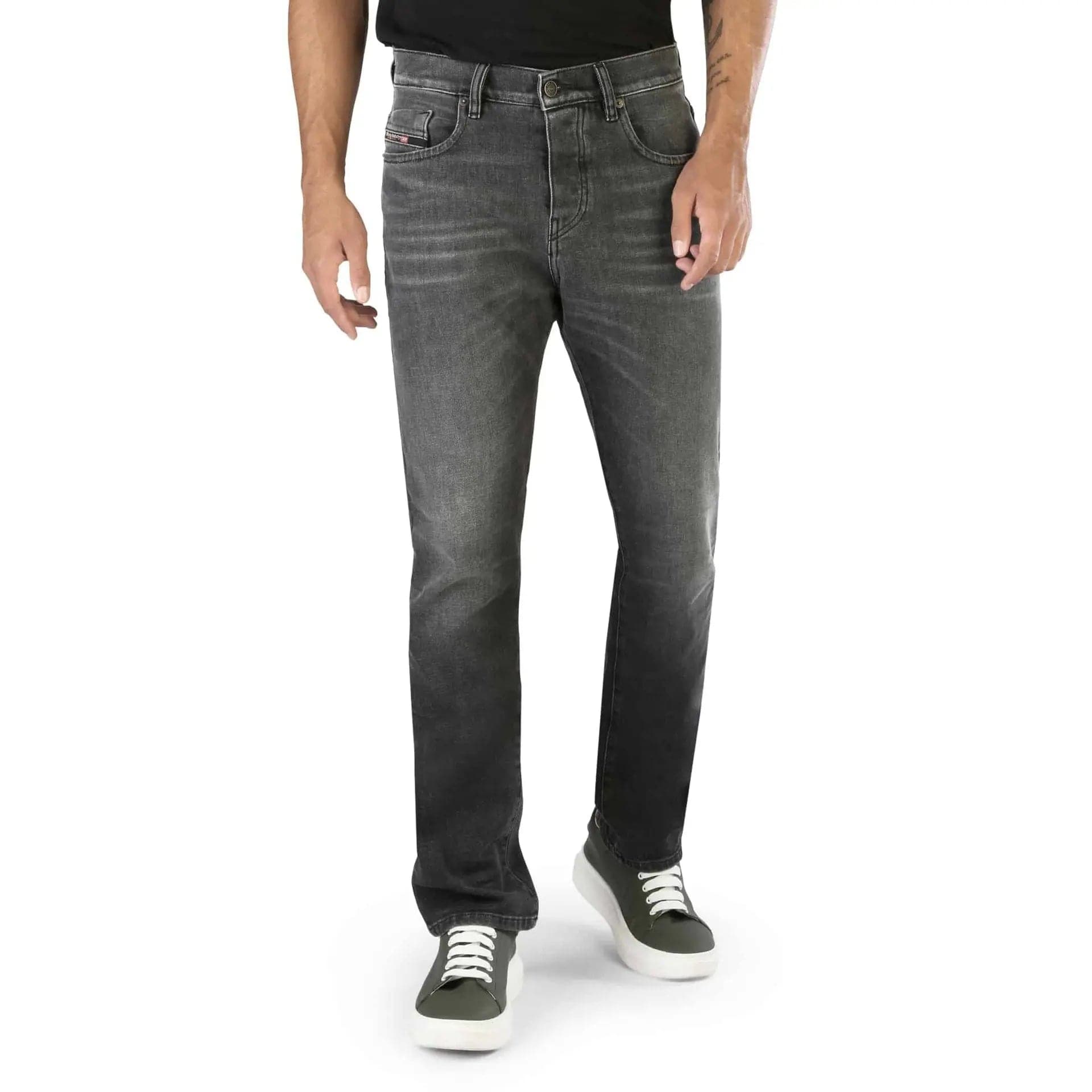 Diesel D-VIKER jeans by Jag Couture London New York, showcasing the dark wash denim, slim fit, and classic five-pocket design.