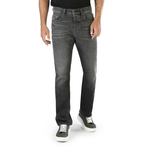 Diesel D-VIKER jeans by Jag Couture London New York, showcasing the dark wash denim, slim fit, and classic five-pocket design.
