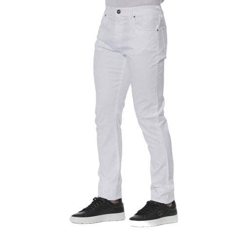 White Trussardi Jeans by Jag Couture London featuring classic denim design and stylish fit.