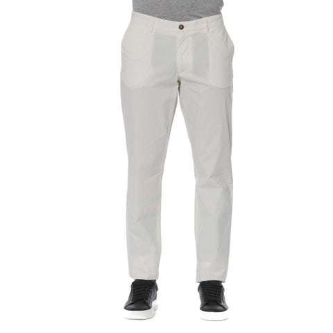 Jag Couture London - New York Trussardi Jeans 52P000001T002638H001_W010Porcelain in porcelain color, denim fabric with classic stitching details.