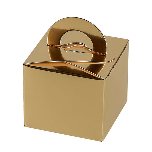 Jag Couture London - New York 8 Choc Shiny Gold Carry Box