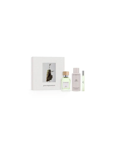Adolfo Dominguez A D Bambu Men Eau de Parfum spray 120ml set, featuring sleek bottle and packaging, for a sophisticated fragrance.