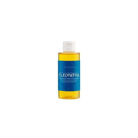 Alma Secret Cleopatra Aceite Firm by Jag Couture London New York, 150ml bottle of nourishing facial oil on a white background.