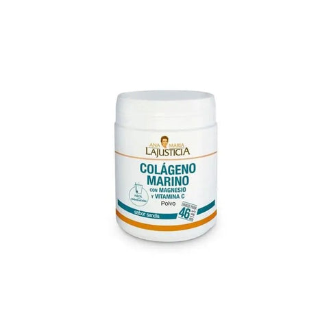 Watermelon-flavored Ana María Lajusticia Collagen with Magnesium and Vitamin C in a 350g jar, by Jag Couture London New York.