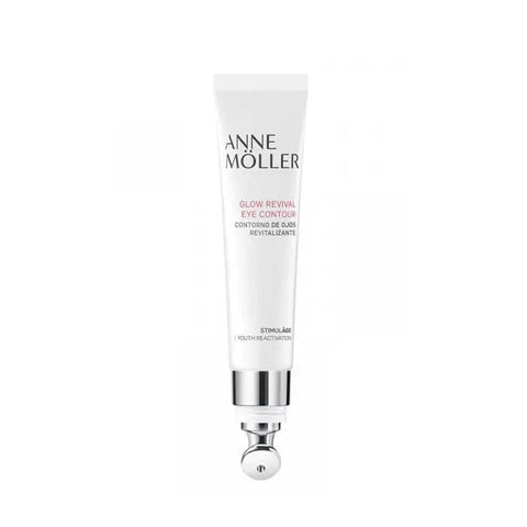 Anne Möller Glow Revival Eye Contour in 15ml jar, featuring a sleek design and creamy texture for revitalizing eye skin.