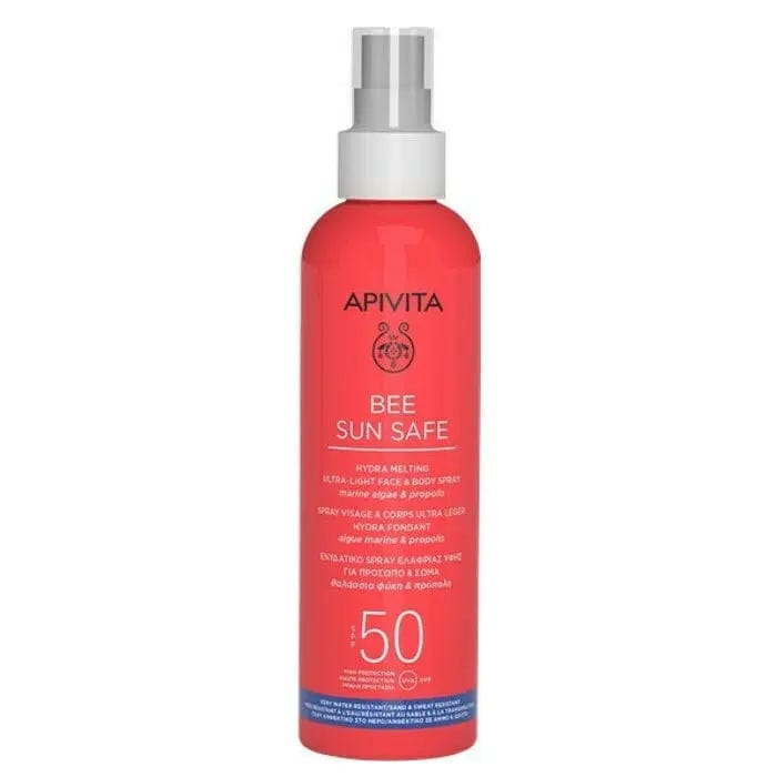 Jag Couture London - New York Apivita Bee Sun Safe Hydra Melting Ultra-Light Face &amp; Body Spray SPF50 200ml