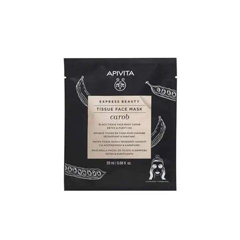 Jag Couture London New York Apivita Sheet Purifying Detox Mask laid flat showing its packaging and design.