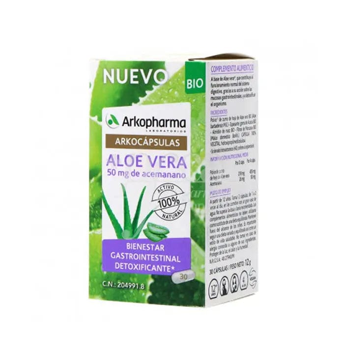Jag Couture London - New York Arkocapsulas Aloe Vera Bio 30 Capsules