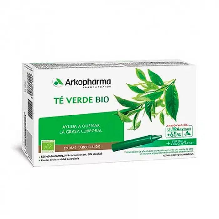 Jag Couture London - New York Arkopharma Arkofluido Green Tea 20 Ampoules