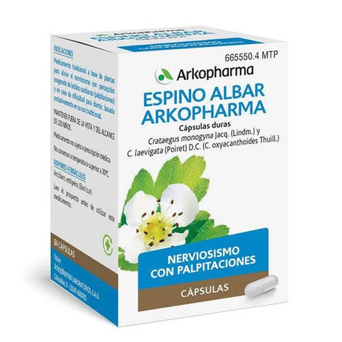 Arkopharma Hawthorn capsules by Jag Couture London - New York, 48 softgel capsules for heart health and wellness.