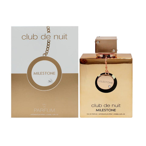 Armaf Club De Nuit Milestone Eau De Parfum spray in 200ml bottle, displayed with elegant packaging from Jag Couture London New York