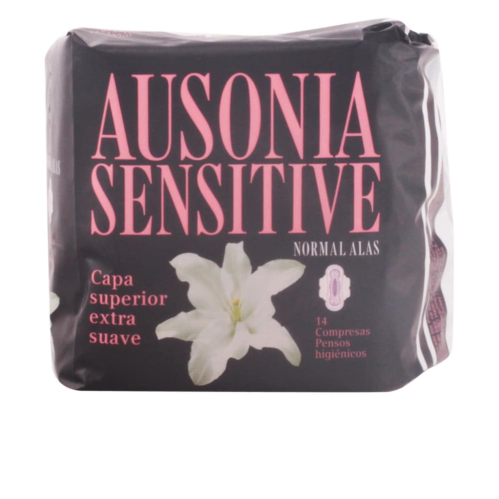 Jag Couture London - New York Ausonia Sensitive Normal With Wings Sanitary Towels 14 Units