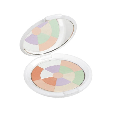 Avene Couvrance Illuminator Mosaic Powder in a 10g compact, showcasing a shimmering, multi-tonal face powder by Jag Couture London New York.