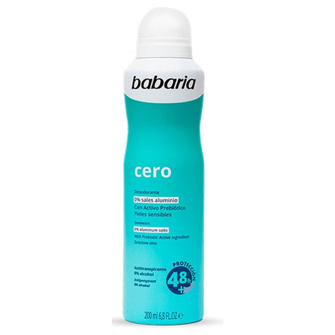 Jag Couture London Babaria Cero Deodorant Spray 200ml, aluminum-free natural deodorant in a sleek spray bottle.