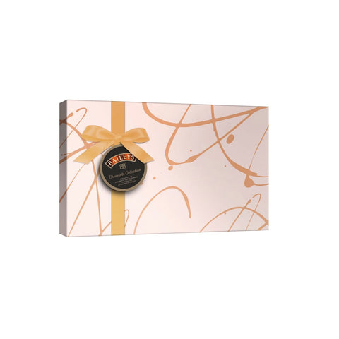 Jag Couture London - New York Baileys assorted chocolate collection in a gift-wrapped box, featuring a variety of chocolates.