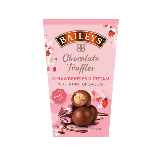 Jag Couture London - New York Baileys strawberry & cream twist wrapped truffles in carton