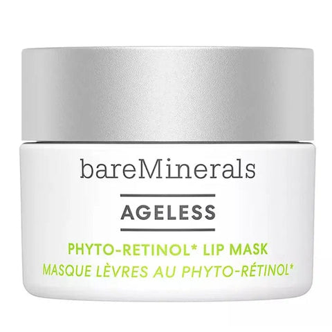 BareMinerals Ageless Phyto Retinol Lip Mask in 13g jar, hydrating lip treatment with retinol from Jag Couture London New York.