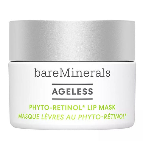 BareMinerals Ageless Phyto Retinol Lip Mask in 13g jar, moisturizing lip treatment with plant-based retinol by Jag Couture London New York