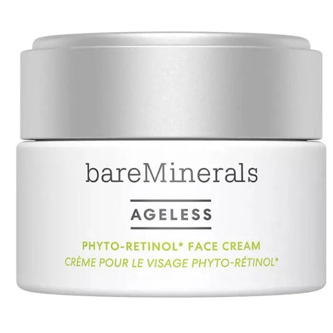 Bareminerals Ageless Retinol Face Cream by Jag Couture London, 50ml jar with smooth, creamy texture for youthful skin.
