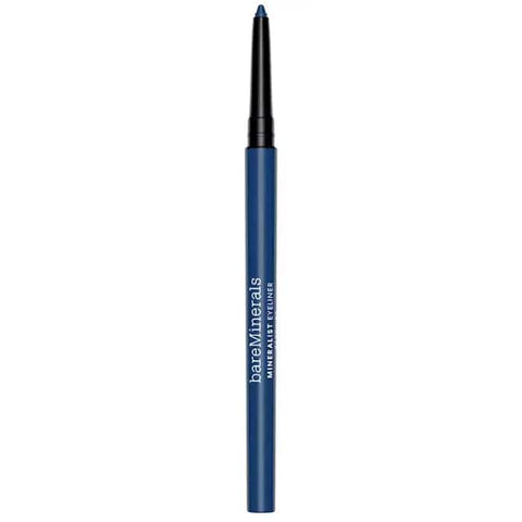 BareMinerals Mineralist Eyeliner in Sapphire by Jag Couture London, showcasing the vibrant blue eyeliner in 0.35ml tube.