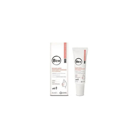 Jag Couture London New York BE+Med Chapped Lips Balm 15ml tube, moisturizing lip balm for chapped lips in a sleek container.