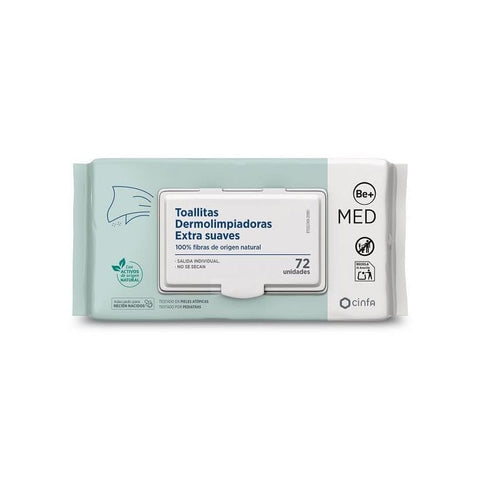 Jag Couture London BE+Med Pediatrics Wipes 72 units, soft and gentle wipes for babies and children, suitable for sensitive skin.