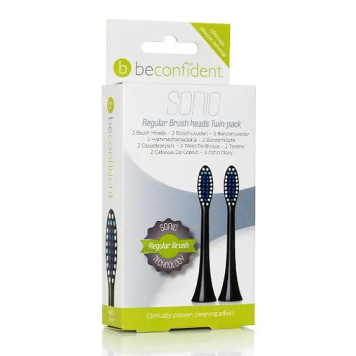 Jag Couture London - New York Beconfident Sonic Regular Brush Heads Black 2 Units