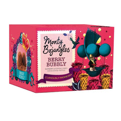 Jag Couture London - New York Berry Bubbly gift box of raspberry flavoured cocoa dusted truffles with popping candy