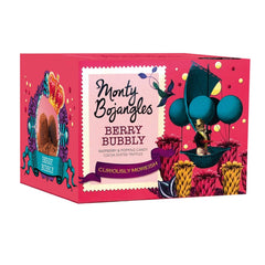 Jag Couture London - New York Berry Bubbly gift box of raspberry flavoured cocoa dusted truffles with popping candy