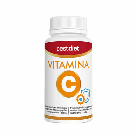Bottle of Jag Couture London New York Best Diet Vitamin C 50 capsules with label and cap, on a white background.