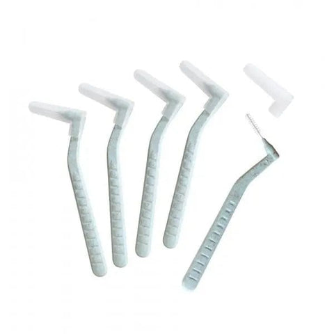Jag Couture London - New York Beter interdental brush, 0.5 mm, pack of 5, showing the small-sized interdental cleaning brushes.