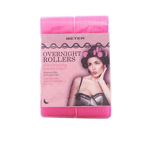 Set of eight Beter overnight rollers by Jag Couture London New York, soft foam curlers for gentle overnight styling.